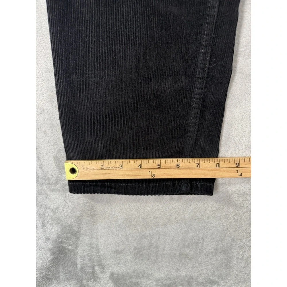 Levis 514 Pants Men's 34x32 Black Corduroy Straight Fit